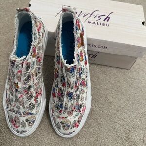 Blowfish skull sneakers